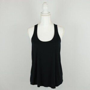 Carve Designs Women's Small Black Scoop Neck Racerback Casual Knit Tank Top